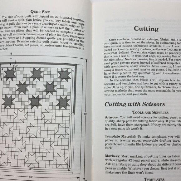 Stars & Stepping Stones Quilt Design Workbook By Marsha McCloskey - Picture 5 of 13